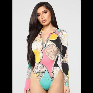 Fashion Nova Just Call Me Fancy Bodysuit.